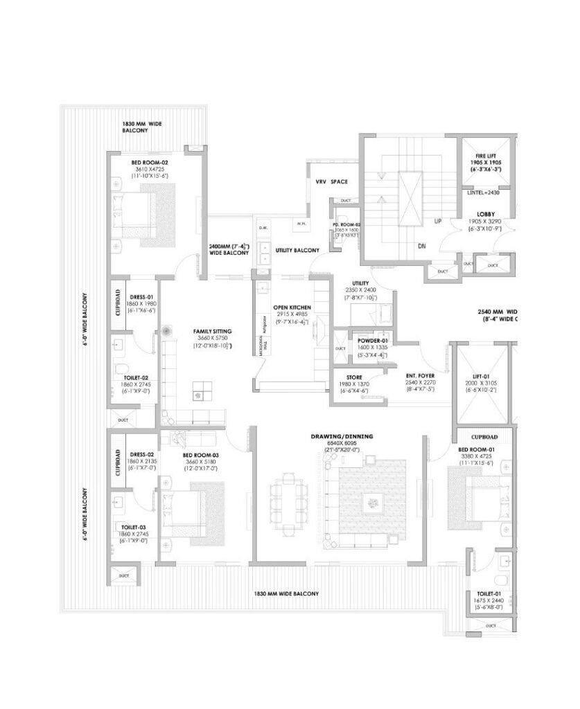Atulyam The Bliss Floor Plan A