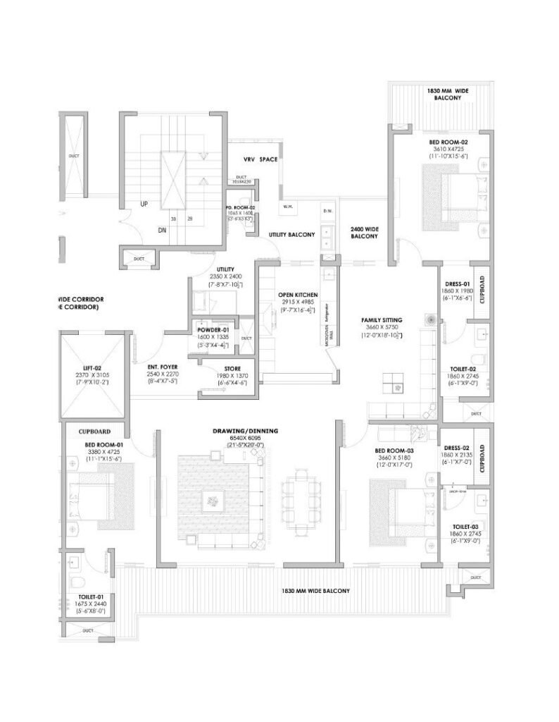 Atulyam The Bliss Floor Plan B