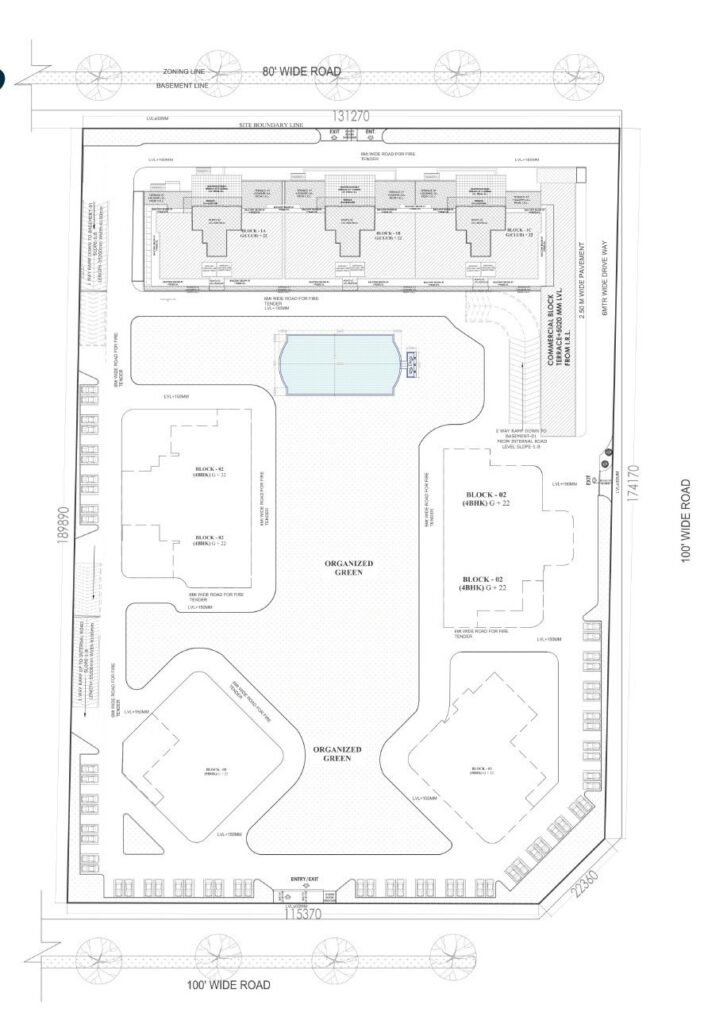 Atulyam The Bliss Site Plan